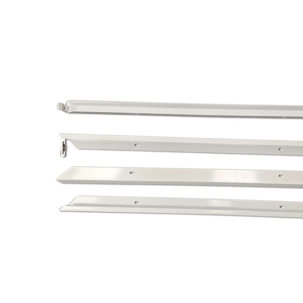 Troldtektramme til LED panel - 120x60 - Hvid kant - Passer til Troldtekt uden tilpasning