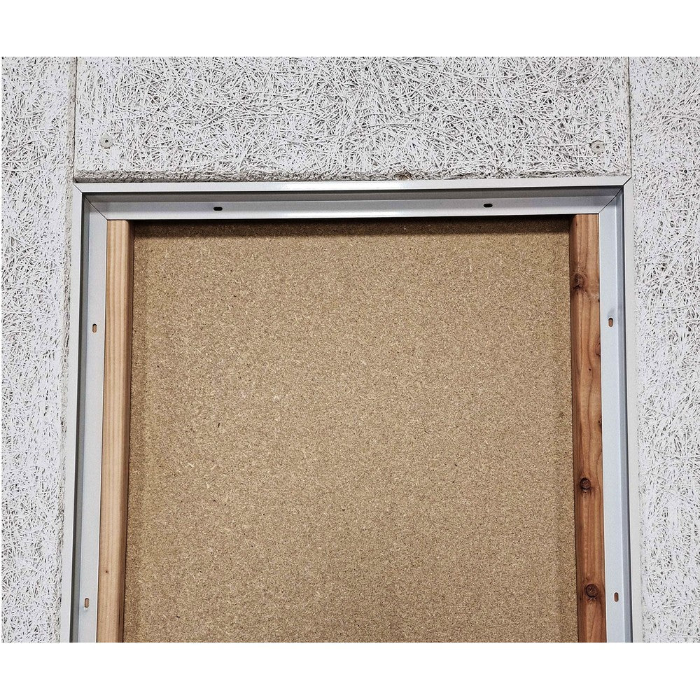 Troldtektramme til LED panel - 120x60 - Hvid kant - Passer til Troldtekt uden tilpasning
