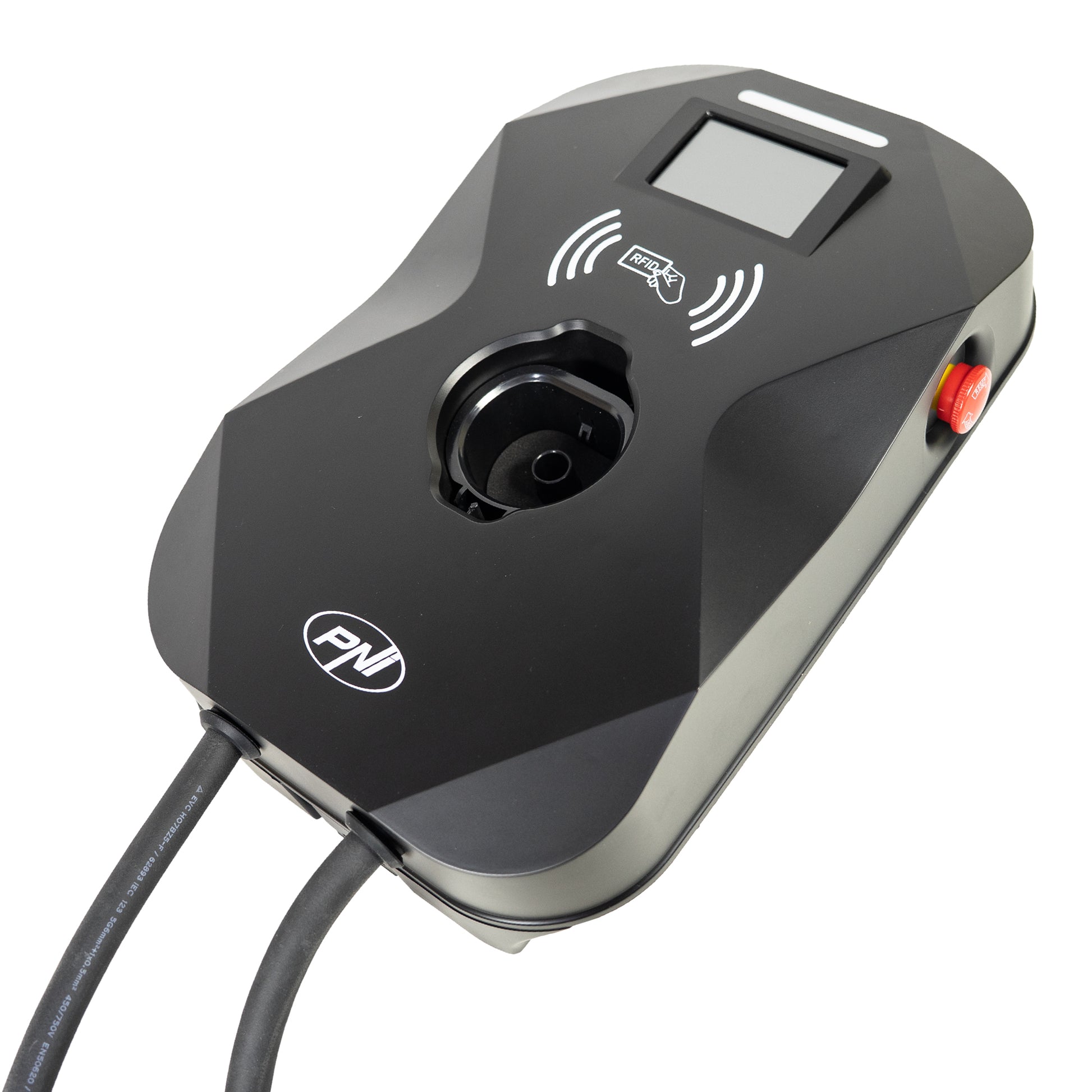 Ladestation 11kW m. display og 5 meter kabel