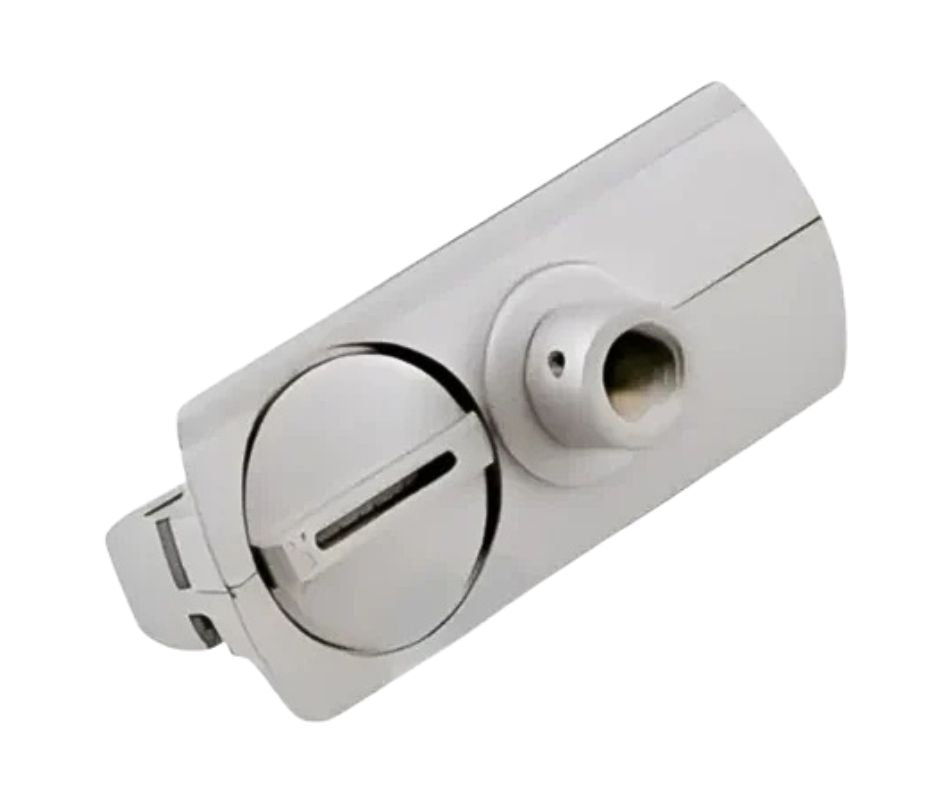 Square 1F 230V Pendeladapter - Alu