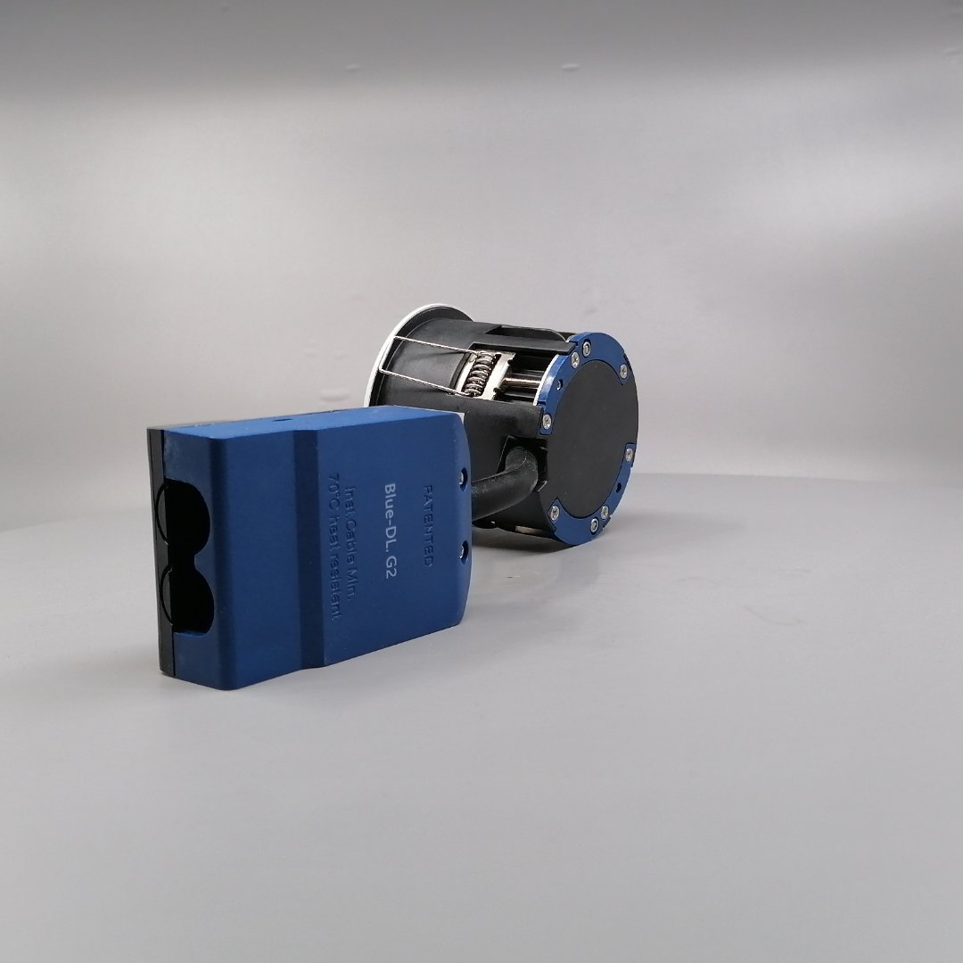 Indbygningsspots m. GU10 fatning G2 - rund, mat hv (360° frame 10)