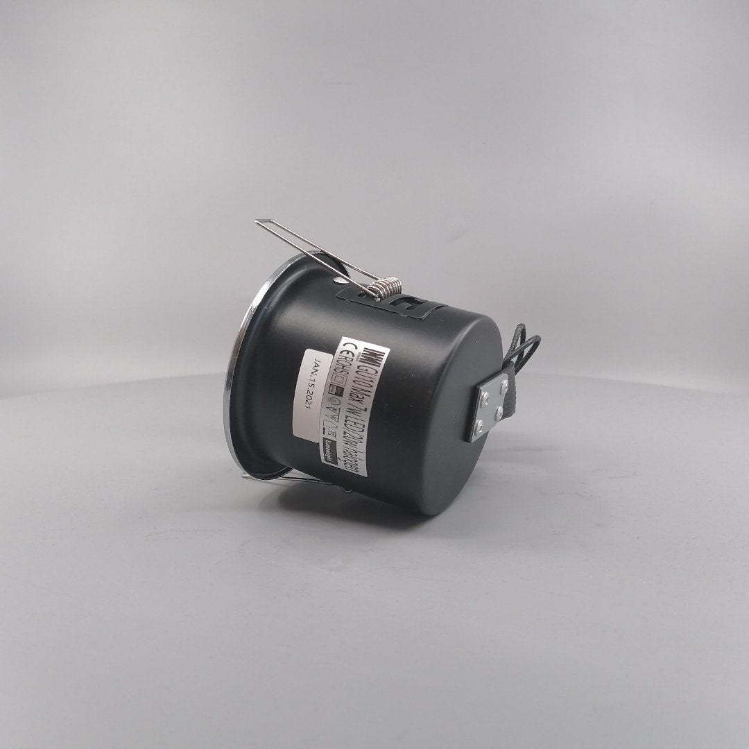 Indbygningsspot 230V GU10 Max  7W LED Børstet (360° frame 8)