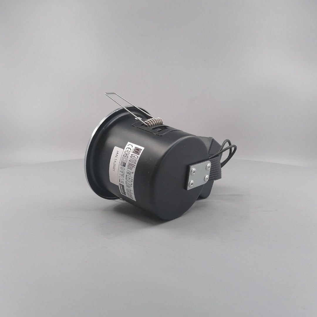 Indbygningsspot 230V GU10 Max  7W LED Børstet (360° frame 9)