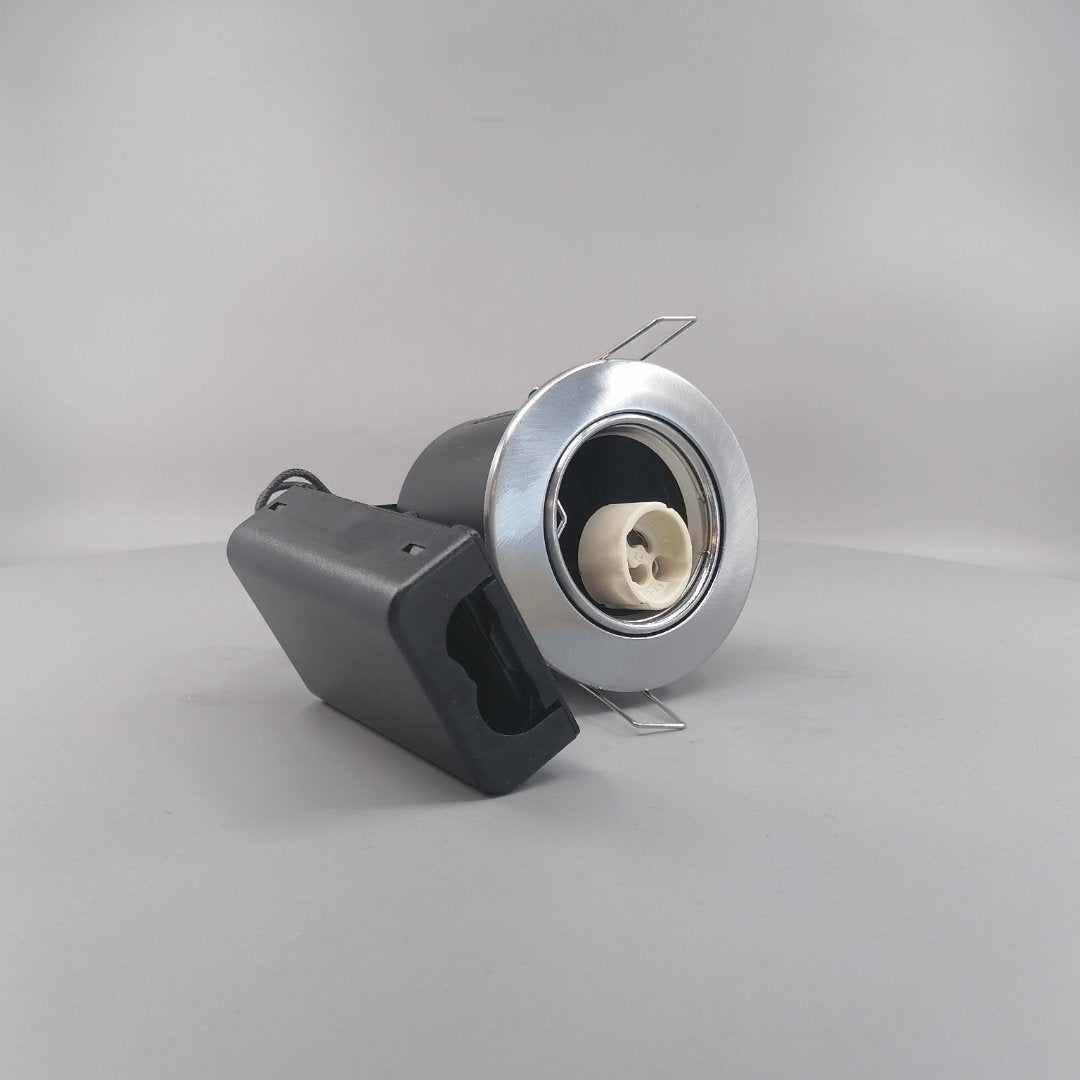 Indbygningsspot 230V GU10 Max  7W LED Børstet (360° frame 22)