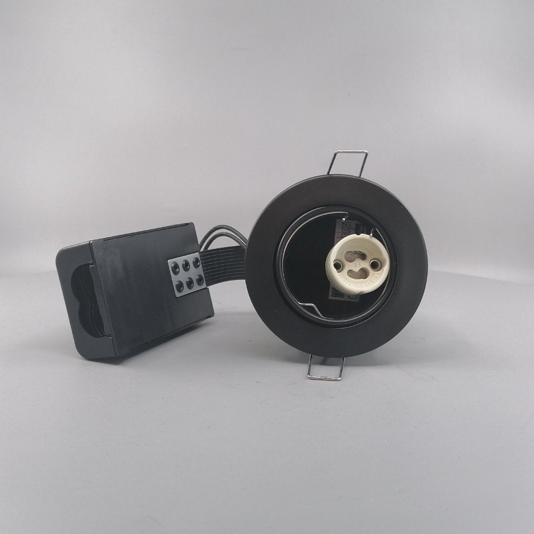 Indbygningsspot 230 v GU10 Max 7W Led Sort