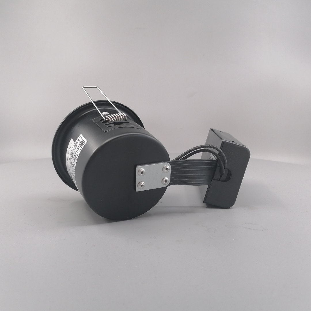 Indbygningsspot 230 v GU10 Max 7W Led Sort (360° frame 11)