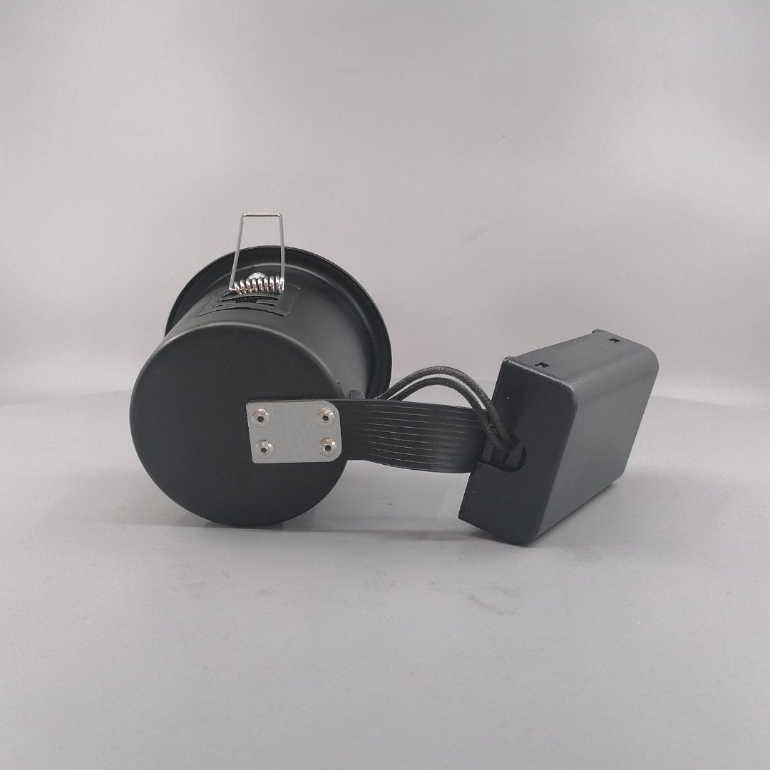 Indbygningsspot 230 v GU10 Max 7W Led Sort (360° frame 13)