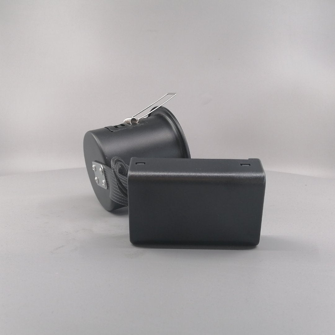 Indbygningsspot 230 v GU10 Max 7W Led Sort (360° frame 17)