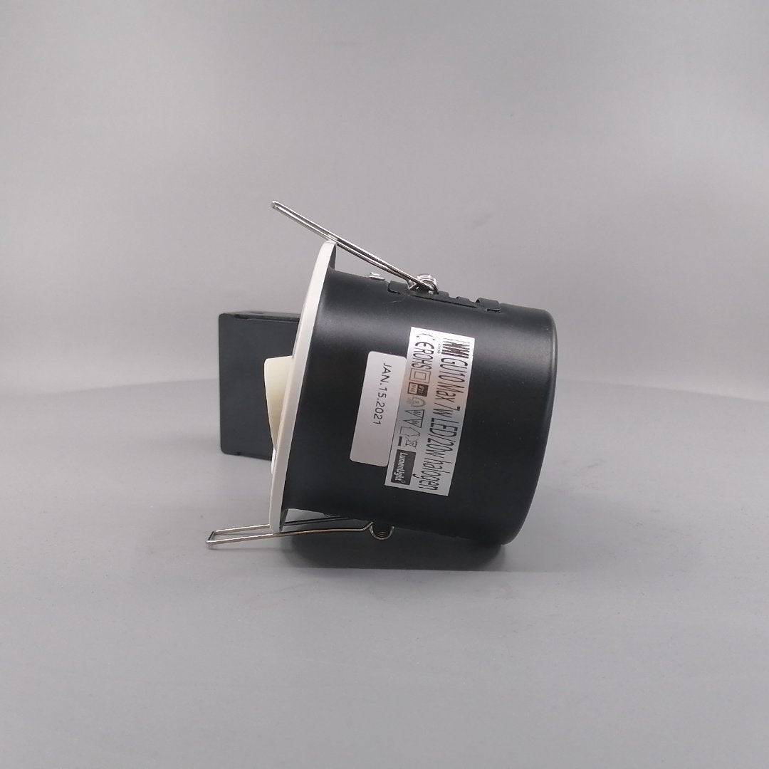 Indbygningsspot 230V GU10  max 7W Led -mat hvid (360° frame 6)