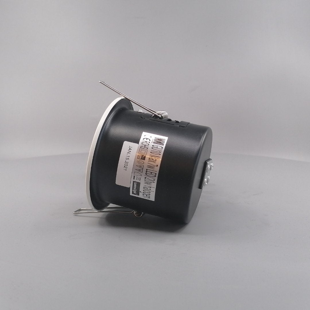 Indbygningsspot 230V GU10  max 7W Led -mat hvid (360° frame 7)