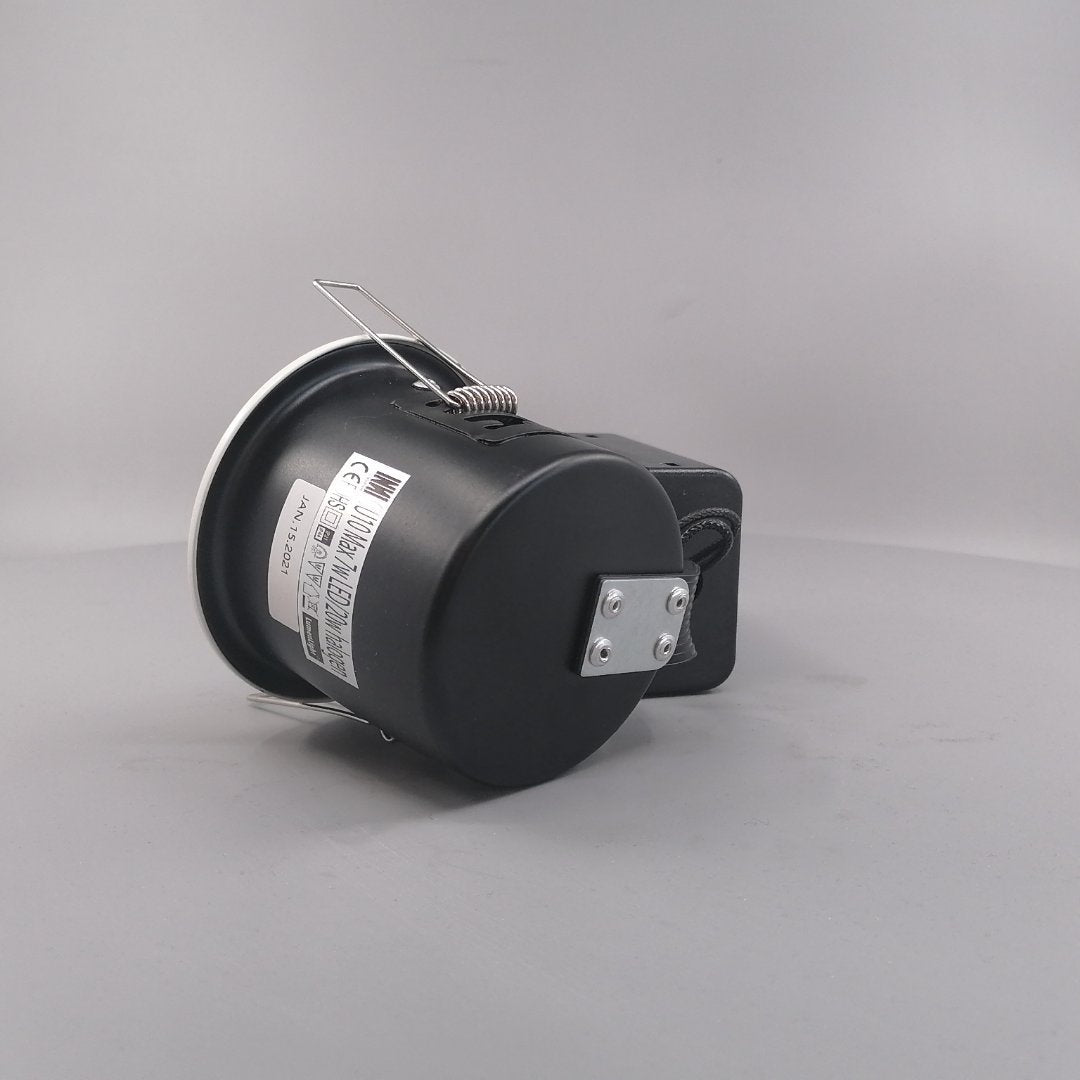 Indbygningsspot 230V GU10  max 7W Led -mat hvid (360° frame 9)