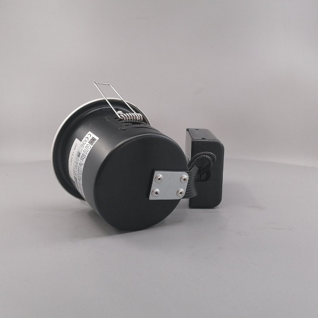 Indbygningsspot 230V GU10  max 7W Led -mat hvid (360° frame 10)