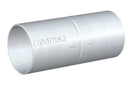 MUFFE 20 MM ALUMINIUM