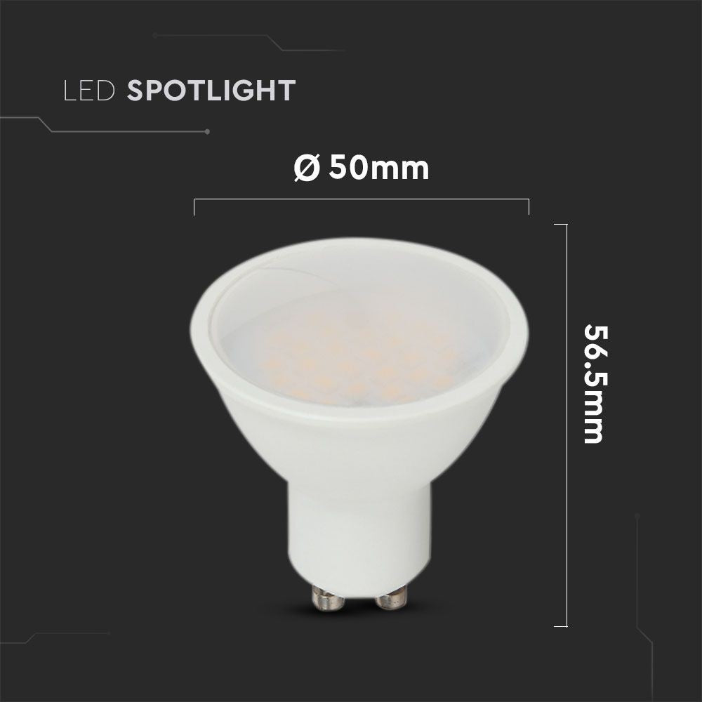 V-Tac 2,9W LED spot - 230V, GU10 erstatning for 25W spot med 250lm og RA80