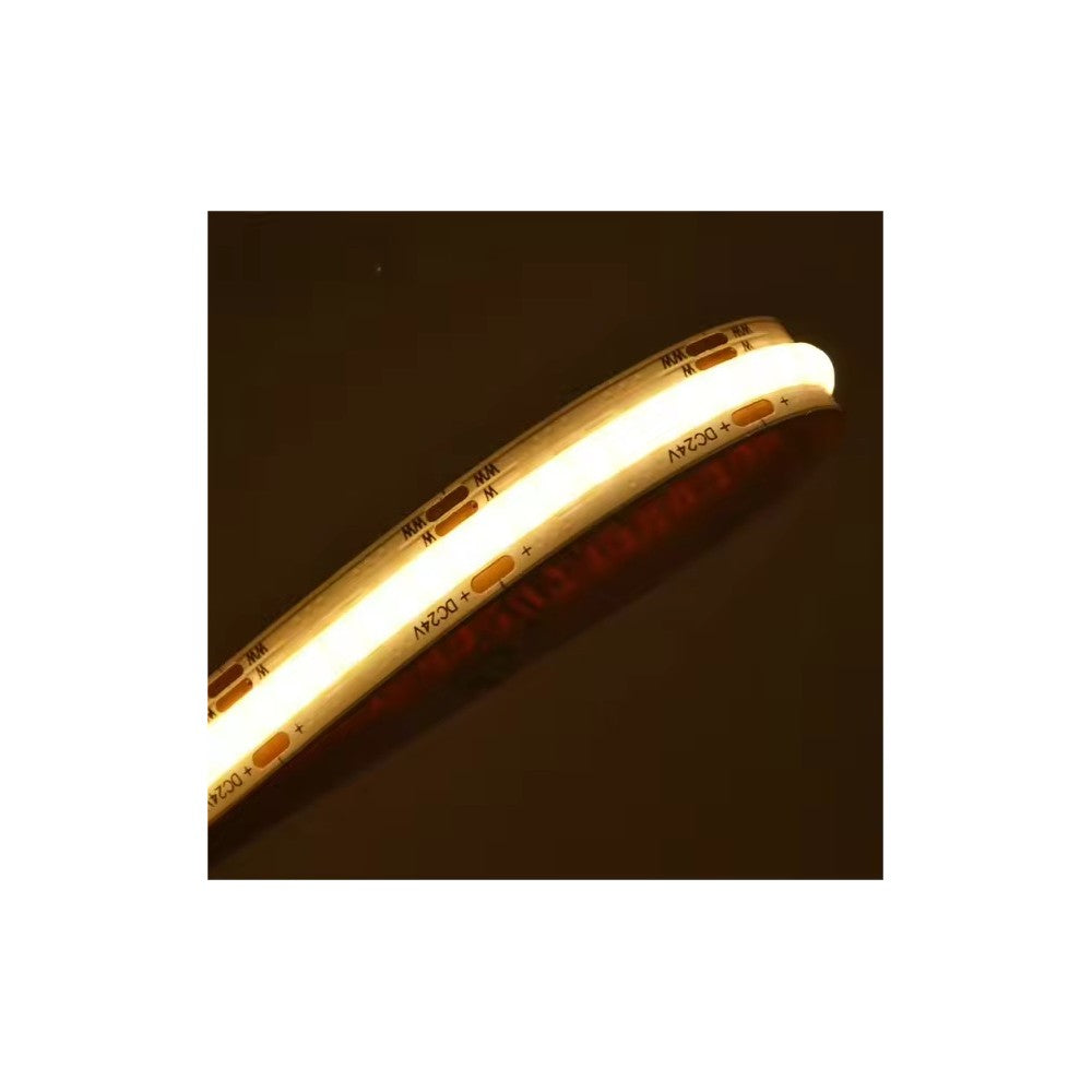 16W/m CCT COB-LED-stribe - 5m, IP20, 512 LED pr. meter, 24V, RA97