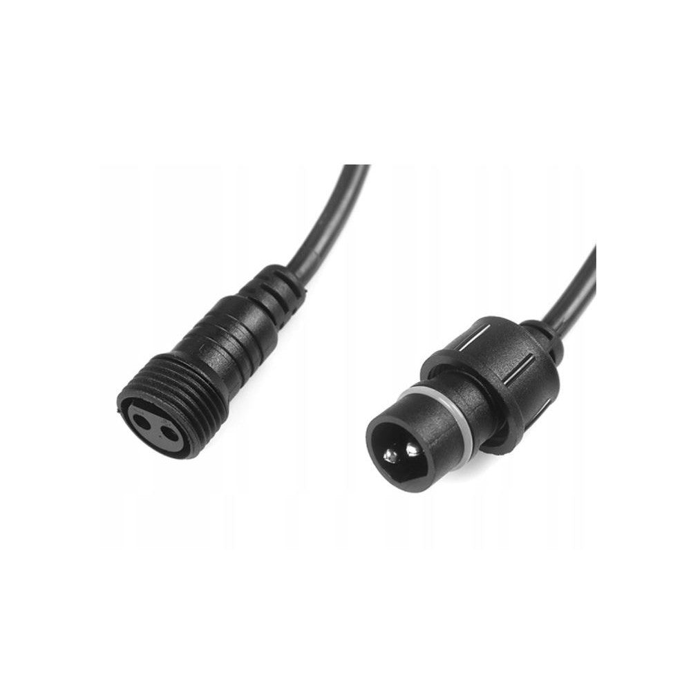 Lyskæde til 10 stk. E27 pærer - 10 meter, IP44, 230V, uden lyskilde