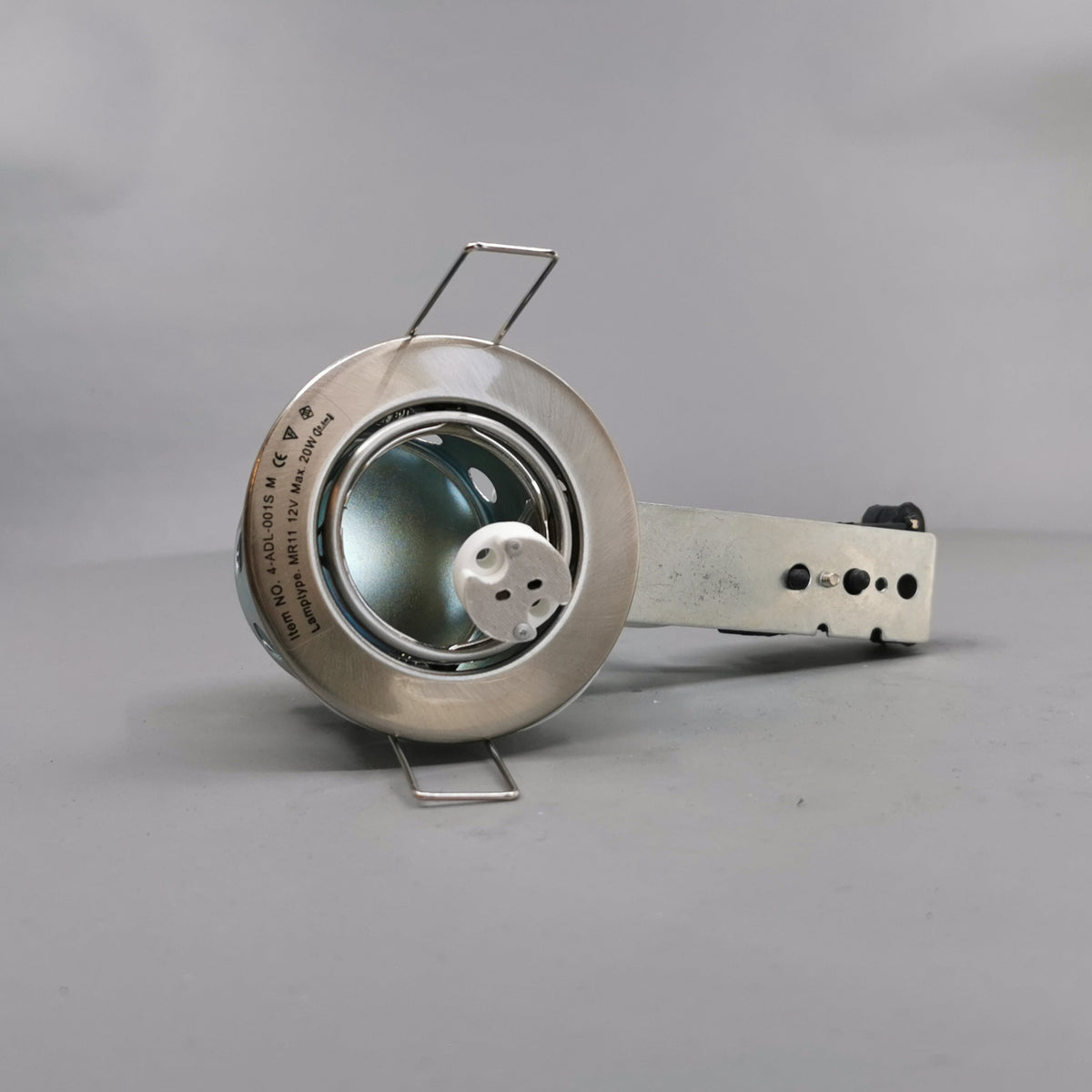Downlight 12 V GU4 Max 20W Børstet kipbar (360° frame 24)