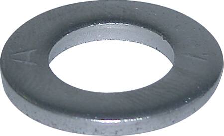 SKIVE M12 VARMFORZINK. 12,5X24MM DIN125A