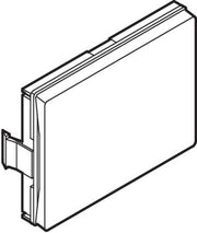 LK Clicline dobbelt blinddæksel hvid