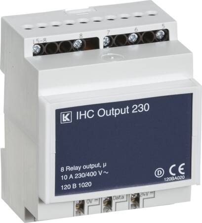 IHC Control® Output 230 V a.c.10 A med 8 udgange