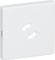 Dæksel for lampestikkontakt 50x50 hvid gl. model