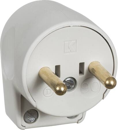 Vinkel stikprop grå uden jord