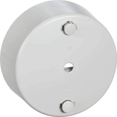 Clips roset 4 led + j lysegrå Ø80