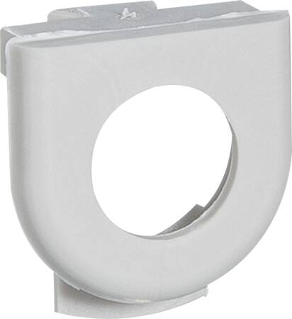 Plasttylle for rund kabel lysegrå