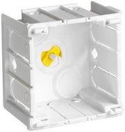 Opus 66 enkeltmodul monteringsdåse 1 modul - perlehvid