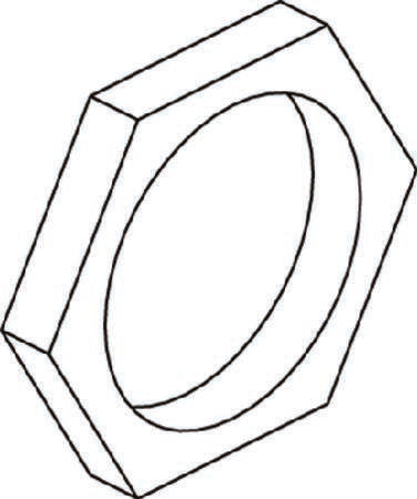 MØTRIKSTYKKE FOR LÅS