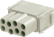 8EE-MODULE, 8 KONTAKTER, FEMALE