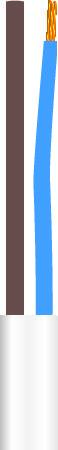 LEDNING 2X0,75 H03VVH2-F HVID RG100