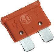 Autosikring / fladsikring 1A sort 32V
