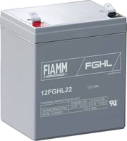 FIAMM 10 ÅRS BLYBATTERI 12V/5AH.