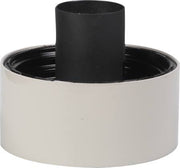 Loftarmatur E27 lige grå