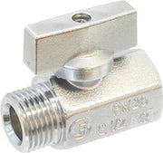 Mini 581 ventil, rødgods, muffe/nippel, 1/2", kraftig model