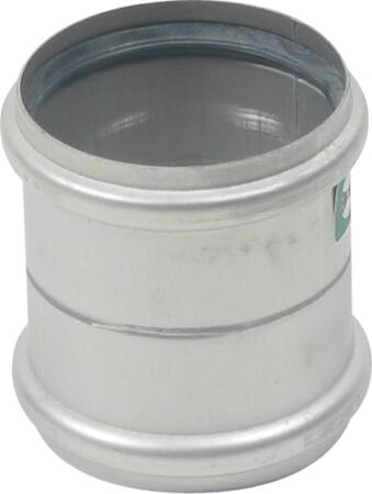 DOBBELT SKYDEMUFFE Ø75MM AISI316