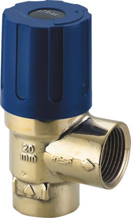 SIKKERHEDSVENTIL DN20 M/M 10 BA