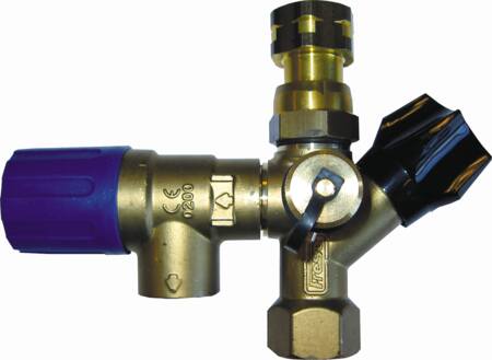 SIKKERHEDSAGG. DN20 M/M 10 BAR M/INSP.