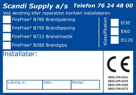 CE-ETIKET B780-B790-B722-B280 10 STK