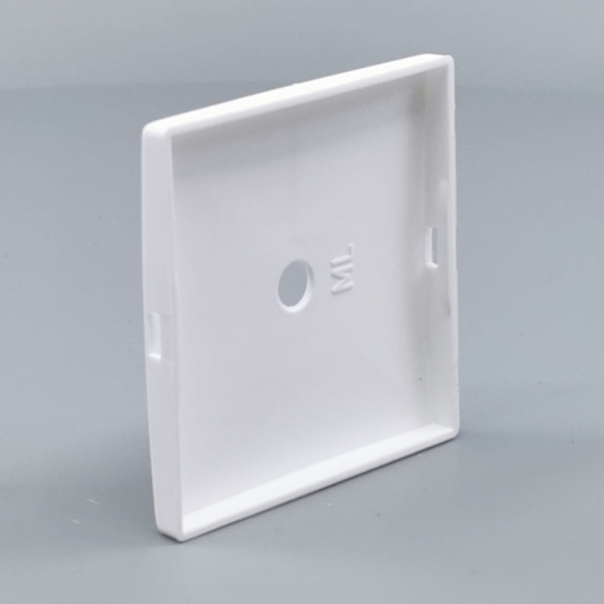 Dæksel for lampeudtag 60x60mm. hvid (360° frame 10)