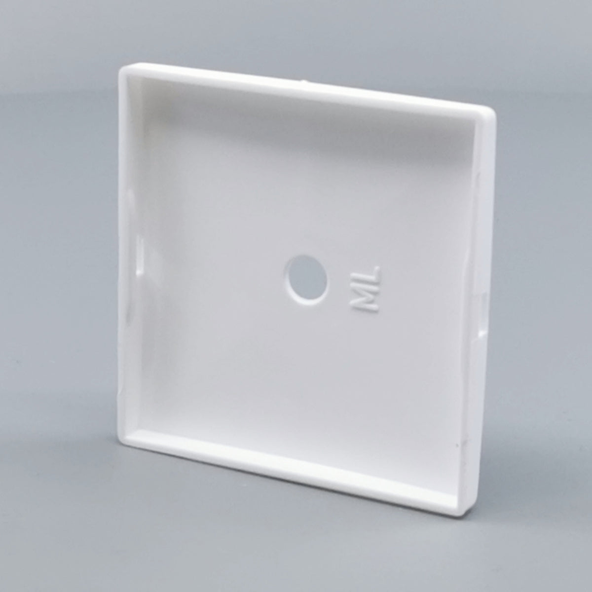 Dæksel for lampeudtag 60x60mm. hvid (360° frame 15)