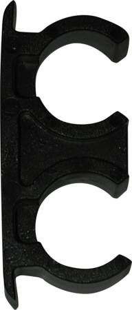 Gabotherm rørholder m/skrue & rawplugs 6 mm