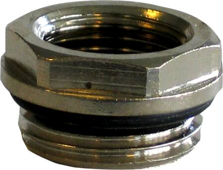 NIPPELMUFFE KROM 1/2X3/8