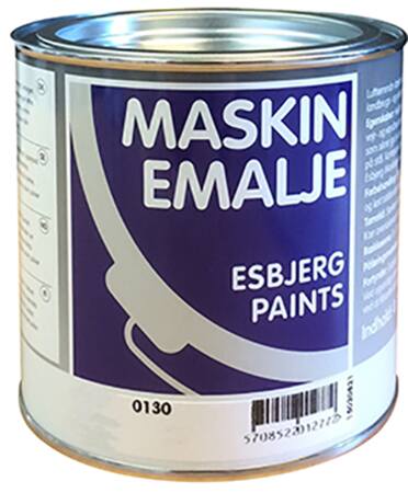 MASKINEMALJE RENHVID RAL 9010 0,75L