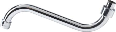 Børma Standard S-tud 200mm, krom