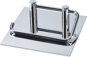 TOILETPAPIRHOLDER A10 MED PLADE KROM