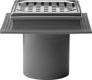 Maxiflex 110 mm afløbsskål til beton, uden studs, lodret