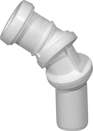 JOTI BØJNING 0-90 GR. 50 MM HVID