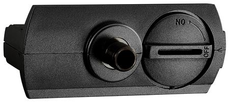 Square 1F 230V Pendeladapter - Sort